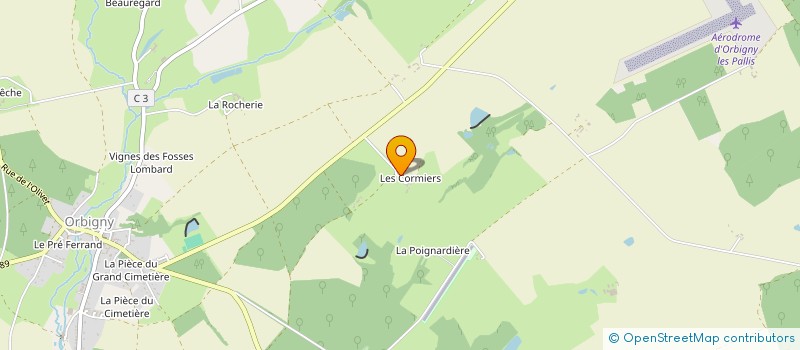 localisation de l'entreprise MONSIEUR MICHEL DAUMAIN  ORBIGNY