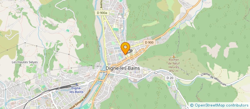 localisation de l'entreprise MONSIEUR MICHEL DAUMAS à DIGNE-LES-BAINS