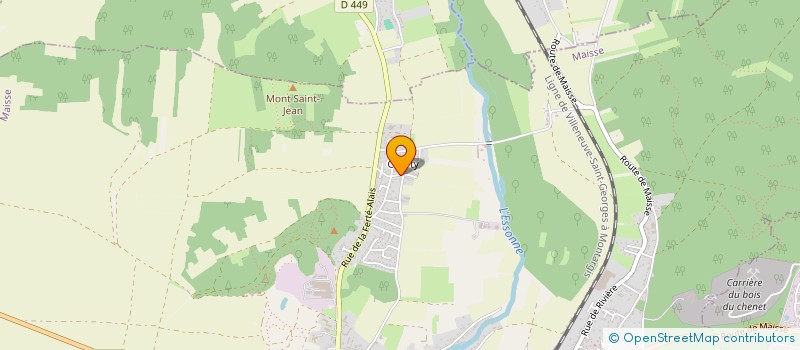 localisation de l'entreprise MONSIEUR MICHEL DAUPHIN  MAISSE