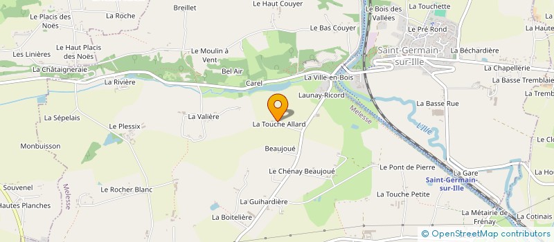 localisation de l'entreprise MONSIEUR MICHEL DAVID  MELESSE