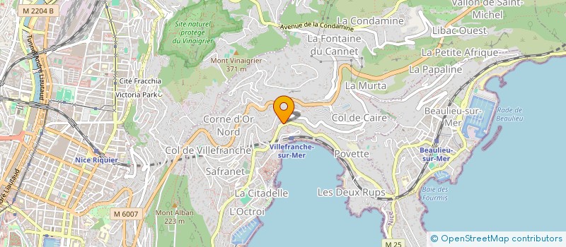 localisation de l'entreprise MONSIEUR MICHEL DAVID à VILLEFRANCHE-SUR-MER