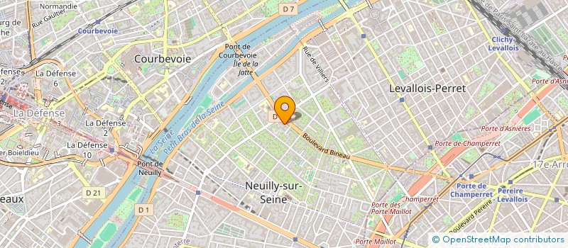 localisation de l'entreprise MONSIEUR MICHEL DAVILA à NEUILLY-SUR-SEINE