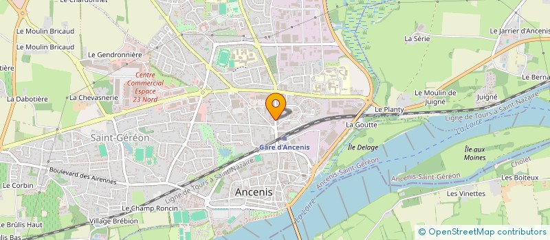 localisation de l'entreprise MONSIEUR MICHEL DAVY  ANCENIS-SAINT-GEREON