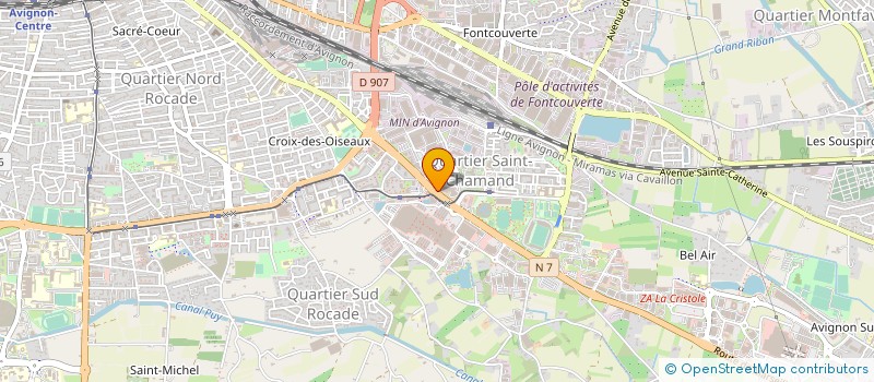 localisation de l'entreprise MONSIEUR MICHEL DE BRUNEAU DE SAINT-AUBAN à AVIGNON