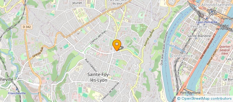 localisation de l'entreprise MONSIEUR MICHEL DE FROMONT DE BOUAILLE à SAINTE-FOY-LES-LYON