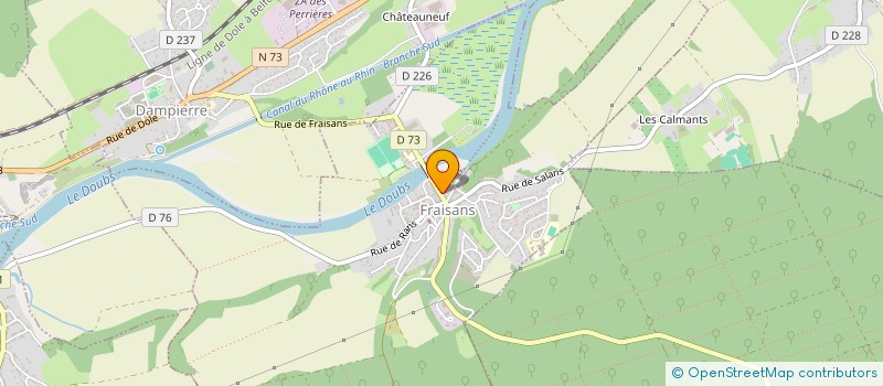 localisation de l'entreprise MONSIEUR MICHEL DE JESUS  FRAISANS