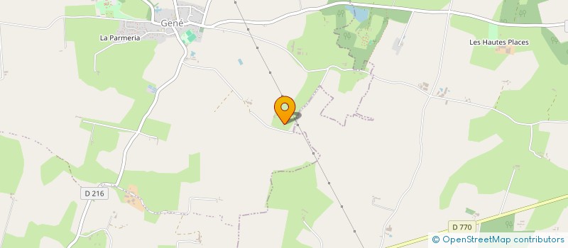 localisation de l'entreprise MONSIEUR MICHEL DE L'ESTOILE  LONGUENEE-EN-ANJOU