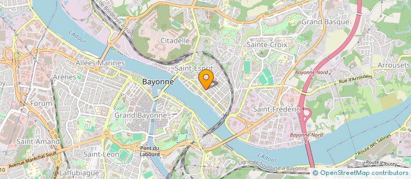 localisation de l'entreprise MONSIEUR MICHEL DE LA MORINERIE  BAYONNE