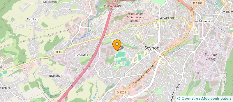 localisation de l'entreprise MONSIEUR MICHEL DE LOS SANTOS  ANNECY