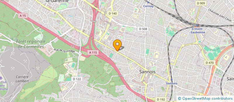 localisation de l'entreprise MONSIEUR MICHEL DE MAIO  SANNOIS