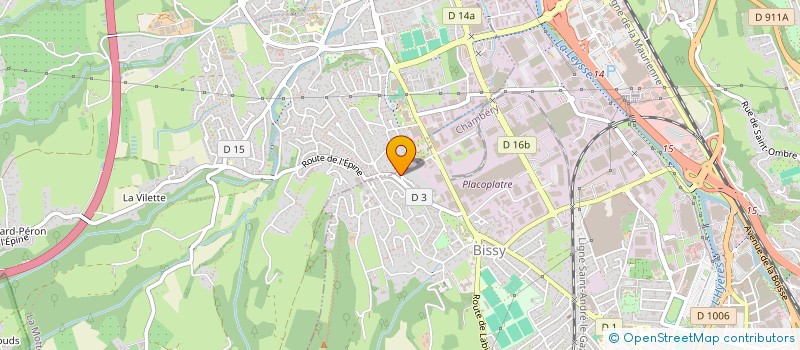 localisation de l'entreprise MONSIEUR MICHEL DE OLIVEIRA  CHAMBERY