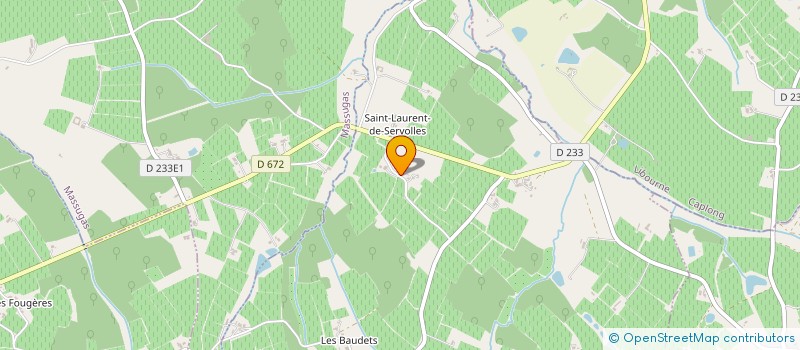 localisation de l'entreprise MONSIEUR MICHEL DE PRETTO  PELLEGRUE