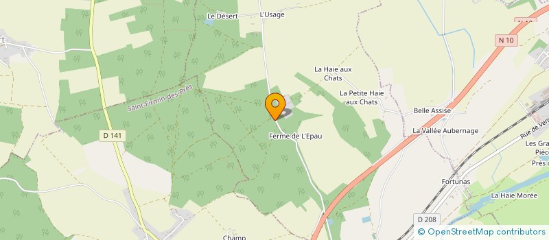 localisation de l'entreprise MONSIEUR MICHEL DE SACHY DE FOURDRINOY  LISLE