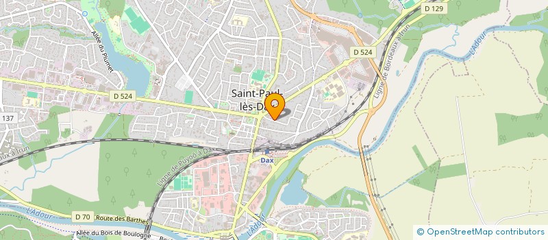localisation de l'entreprise MONSIEUR MICHEL DE SOUSA à SAINT-PAUL-LES-DAX