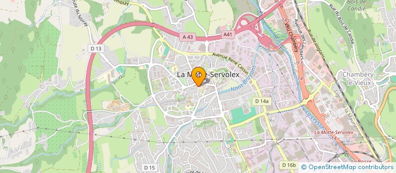 localisation de l'entreprise MONSIEUR MICHEL DE SOUSA à LA MOTTE-SERVOLEX
