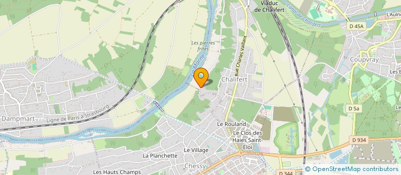 localisation de l'entreprise MONSIEUR MICHEL DE SOUSA CHAVES  CHALIFERT