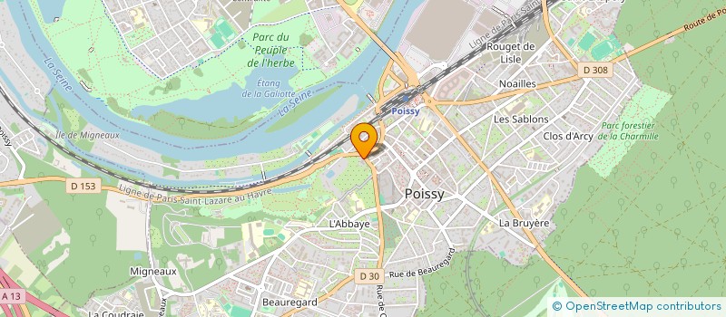 localisation de l'entreprise MONSIEUR MICHEL DE STOPPANI à POISSY