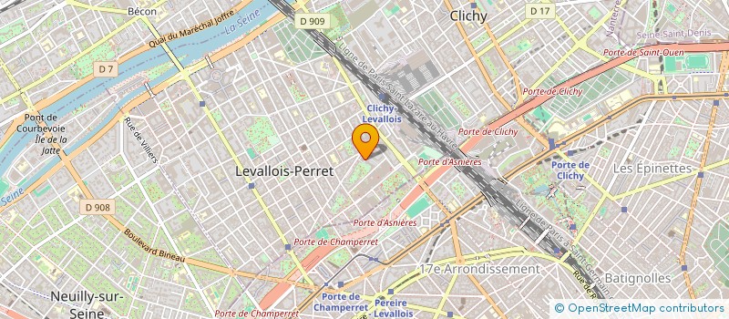 localisation de l'entreprise MONSIEUR MICHEL DE TAPIA à LEVALLOIS-PERRET