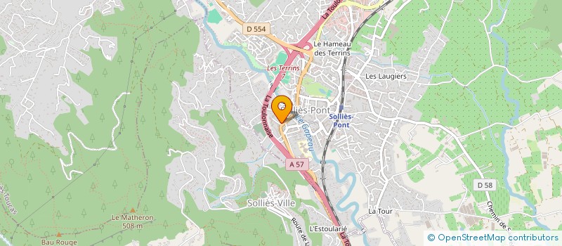 localisation de l'entreprise MONSIEUR MICHEL DE VOS  SOLLIES-PONT