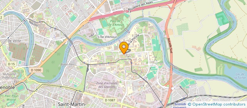 localisation de l'entreprise MONSIEUR MICHEL DE WAARD  SAINT MARTIN D'HERES