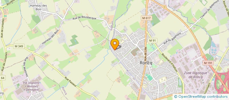 localisation de l'entreprise MONSIEUR MICHEL DEBACKER à RONCQ