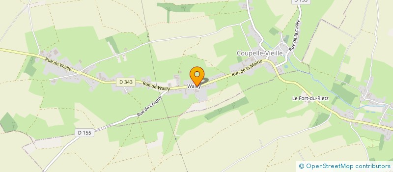 localisation de l'entreprise MONSIEUR MICHEL DEBAUDRINGHIEN  COUPELLE-VIEILLE