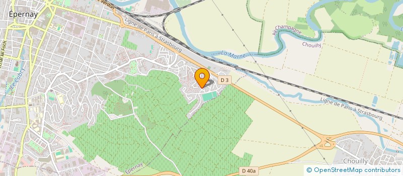 localisation de l'entreprise MONSIEUR MICHEL DEBELLEMANIERE à EPERNAY