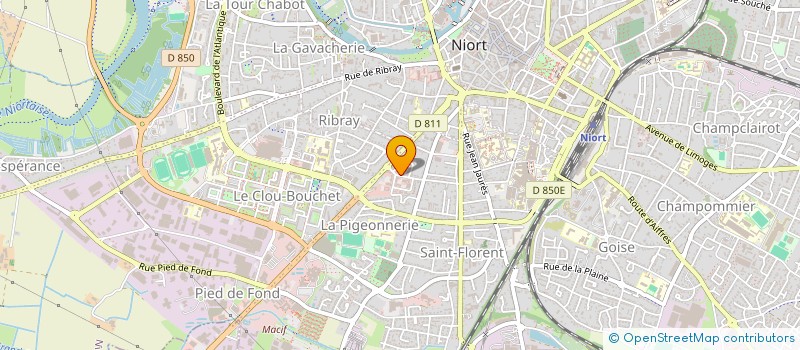 localisation de l'entreprise MONSIEUR MICHEL DEBLAISE à NIORT
