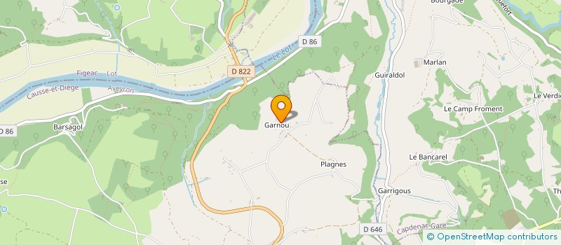 localisation de l'entreprise MONSIEUR MICHEL DEBRAY à CAUSSE-ET-DIEGE