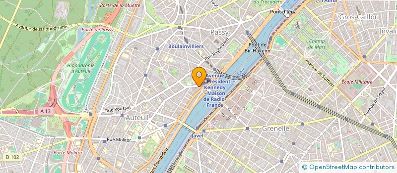 localisation de l'entreprise MONSIEUR MICHEL DECASTRO  PARIS