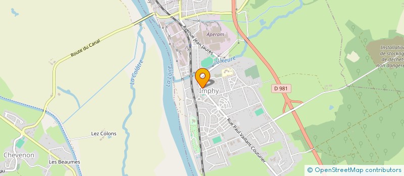 localisation de l'entreprise MONSIEUR MICHEL DECHEL  IMPHY