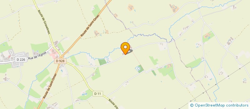 localisation de l'entreprise MONSIEUR MICHEL DECONINCK  BOLLEZEELE