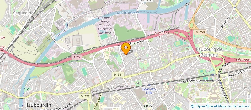 localisation de l'entreprise MONSIEUR MICHEL DECROIX  LOOS