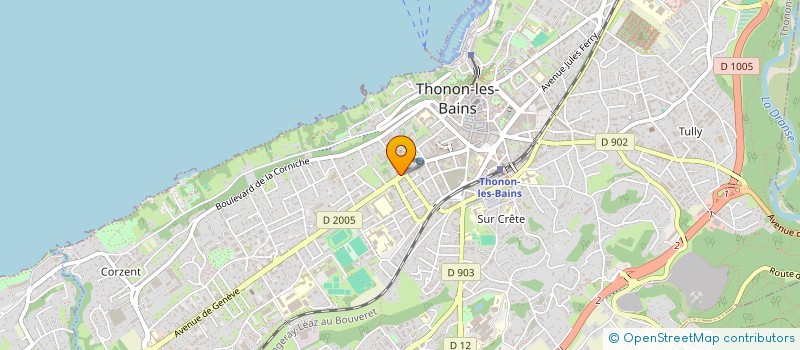 localisation de l'entreprise MONSIEUR MICHEL DEGROISSE à THONON-LES-BAINS