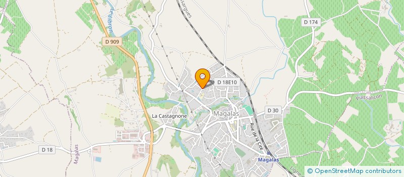localisation de l'entreprise MONSIEUR MICHEL DEJARDIN à MAGALAS