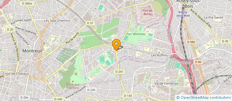 localisation de l'entreprise MONSIEUR MICHEL DEKANDELAERE à MONTREUIL