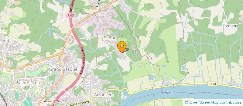 localisation de l'entreprise MONSIEUR MICHEL DEL CASTILLO à BAYONNE