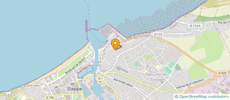localisation de l'entreprise MONSIEUR MICHEL DELACROIX à DIEPPE