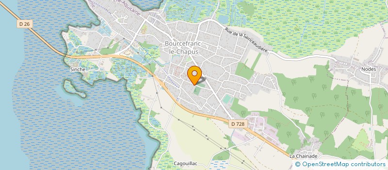 localisation de l'entreprise MONSIEUR MICHEL DELAGE  BOURCEFRANC-LE-CHAPUS