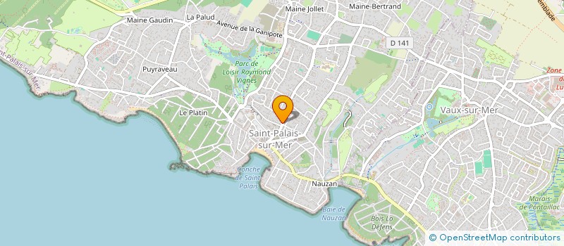 localisation de l'entreprise MONSIEUR MICHEL DELAGE  SAINT-PALAIS-SUR-MER