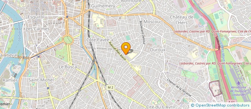 localisation de l'entreprise MONSIEUR MICHEL DELANGLADE à TOULOUSE