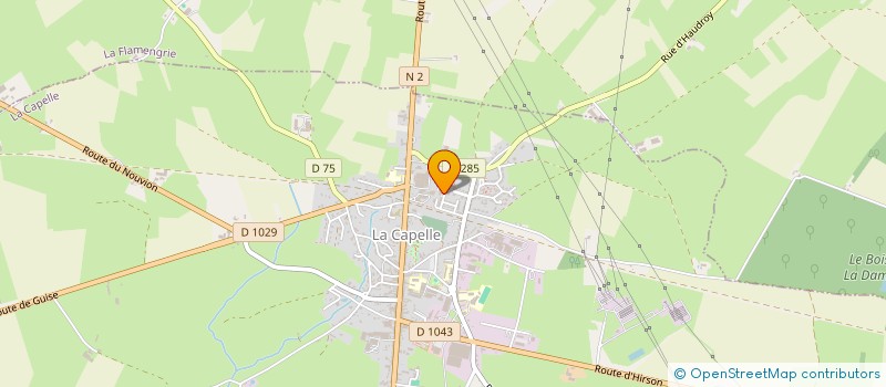 localisation de l'entreprise MONSIEUR MICHEL DELANNOY  LA CAPELLE