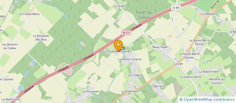 localisation de l'entreprise MONSIEUR MICHEL DELANOU à LE CELLIER