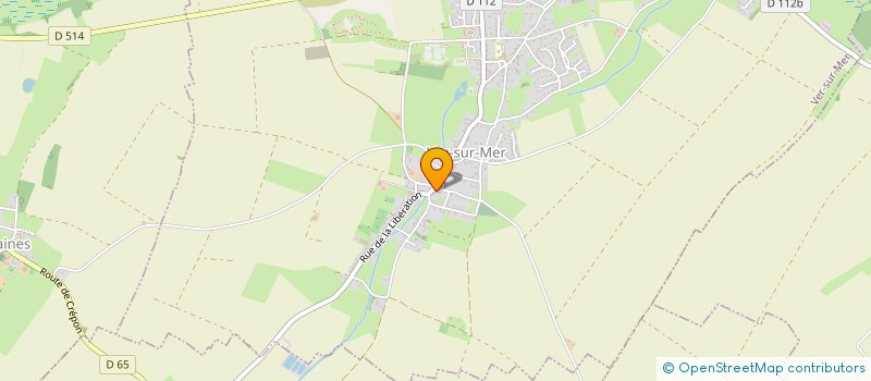 localisation de l'entreprise MONSIEUR MICHEL DELARRE  VER-SUR-MER