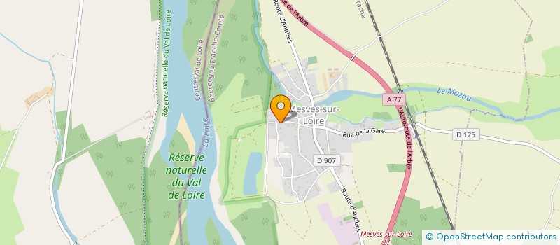 localisation de l'entreprise MONSIEUR MICHEL DELARUE à MESVES-SUR-LOIRE