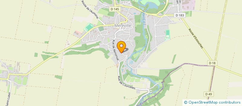 localisation de l'entreprise MONSIEUR MICHEL DELATOUCHE  LE MEREVILLOIS