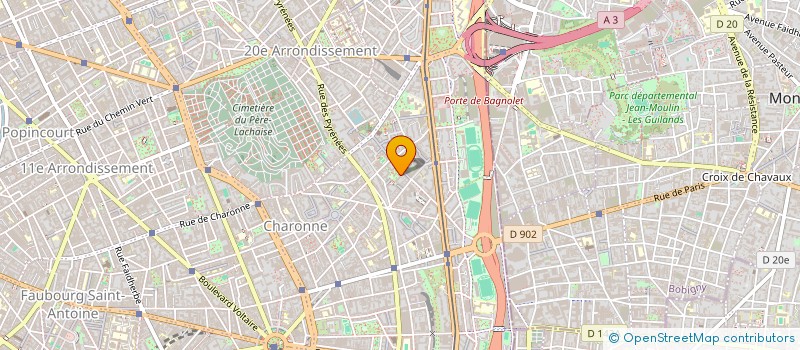 localisation de l'entreprise MONSIEUR MICHEL DELAUNAY  PARIS