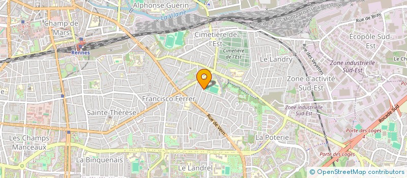 localisation de l'entreprise MONSIEUR MICHEL DELAUNAY  RENNES