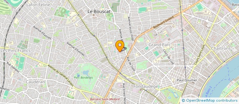 localisation de l'entreprise MONSIEUR MICHEL DELAVANT  LE BOUSCAT