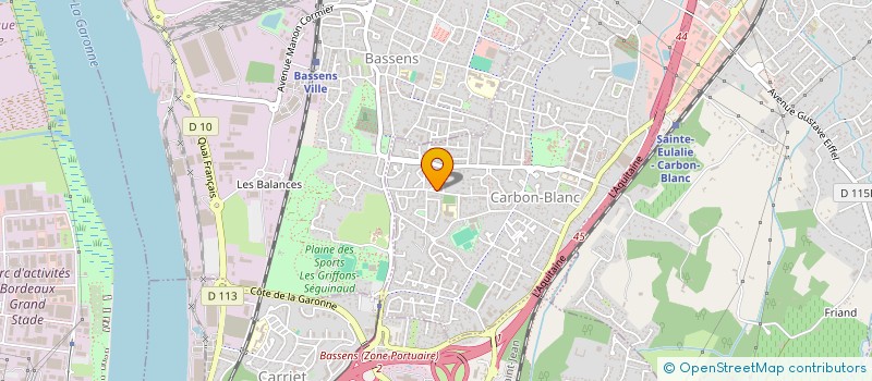 localisation de l'entreprise MONSIEUR MICHEL DELBLANCU  CARBON-BLANC